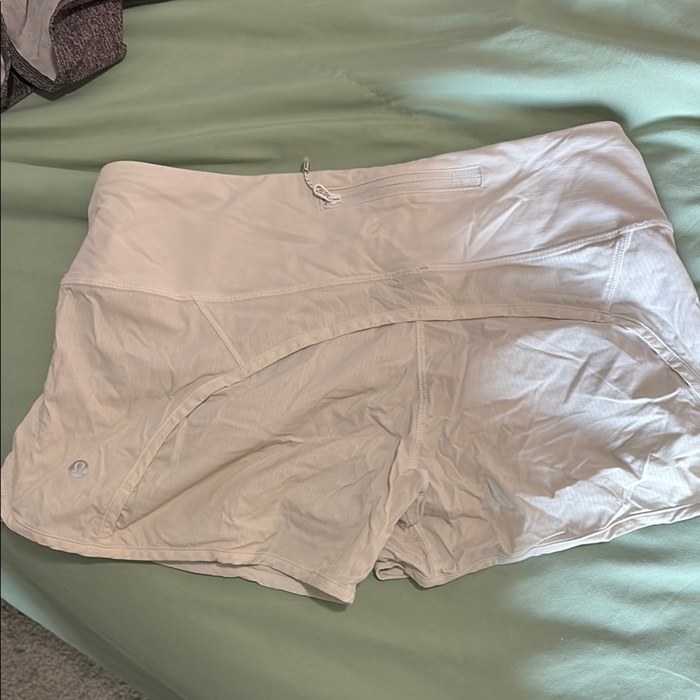 White Athletic Shorts